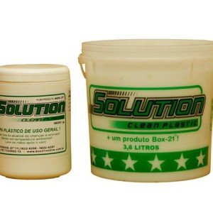 Solution clean plastic